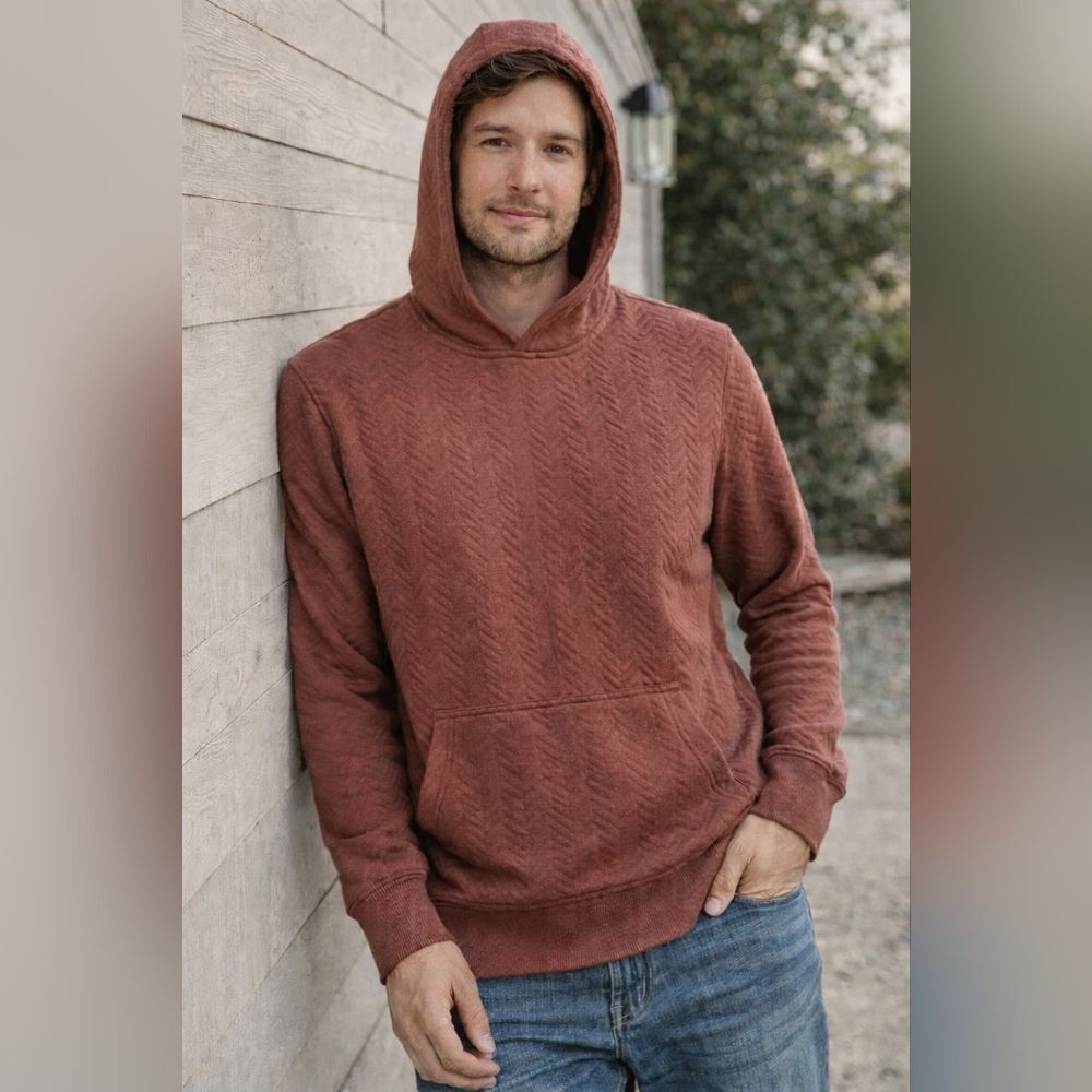 Banana Republic Casual Hoodie Sweater Brown Cozy Comfortable Men's Size S